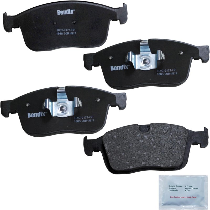 Bendix Priority1 CFC1866 Ceramic Front Brake Pads for Volvo XC60 2017-2016 - Image 1